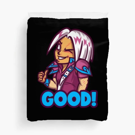 emote maker featuring lost ark inspired characters Duvet Covers