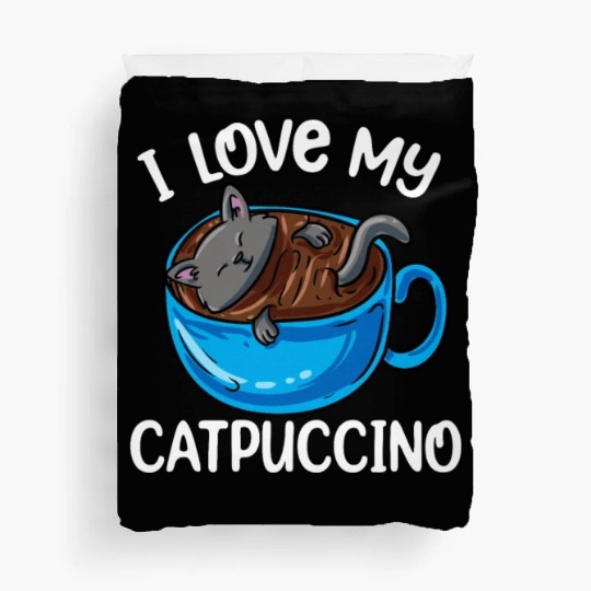 Catpuccino Coffee Kawaii Cat Anime Otaku Duvet Covers