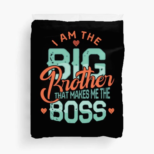 I'm the big brother 2023 pregnancy anouncement boy Duvet Covers