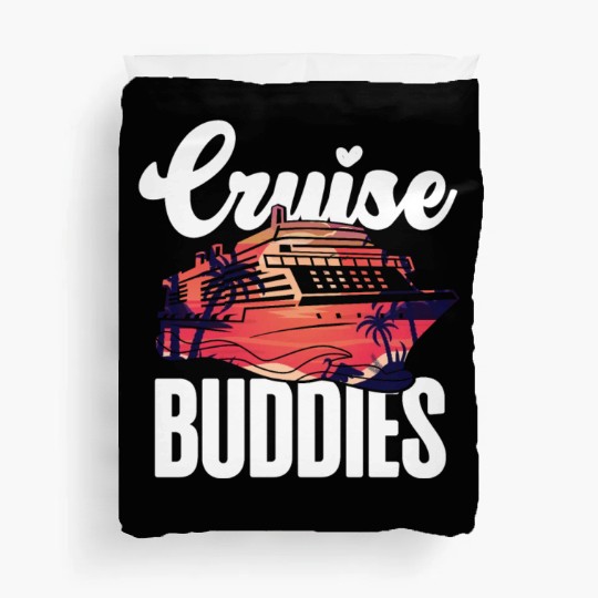 Cruise Ship Vacation Friends Girl Duvet Covers