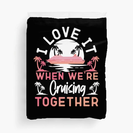 Cruise Ship Vacation Friends Duvet Covers