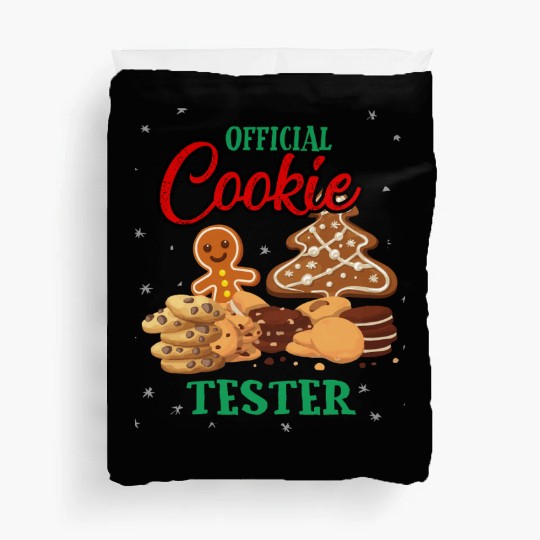 Official Cookie Taster Christmas Cute Holiday Duvet Covers