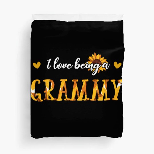 I Love Being A Grammy Floral Grandma Mothers Day Duvet Covers