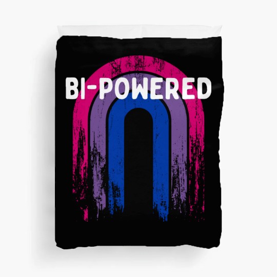 Bi-Powered Bisexual LGBTQ Bi Pride LGBT Duvet Covers