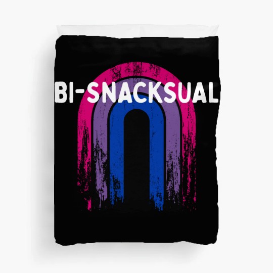 Bi-Snacksual Bisexual LGBTQ Bi Pride LGBT Duvet Covers