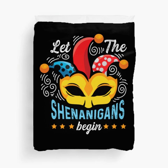 Shenanigans Begins Joker or Funny Person Gift Duvet Covers