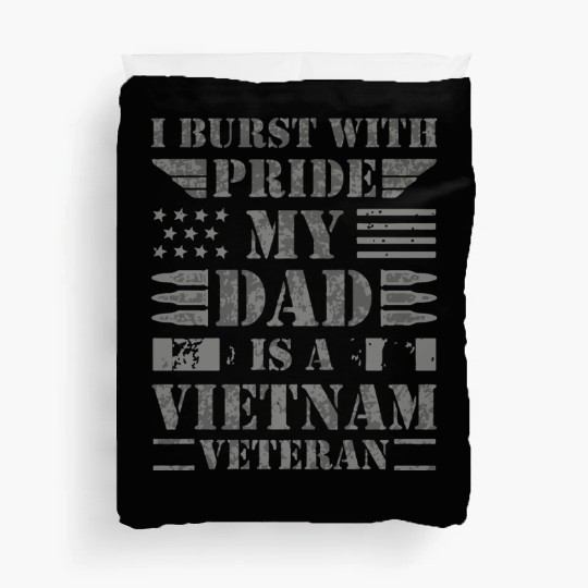 Proud Son Daughter of A Vietnam Veteran Duvet Covers