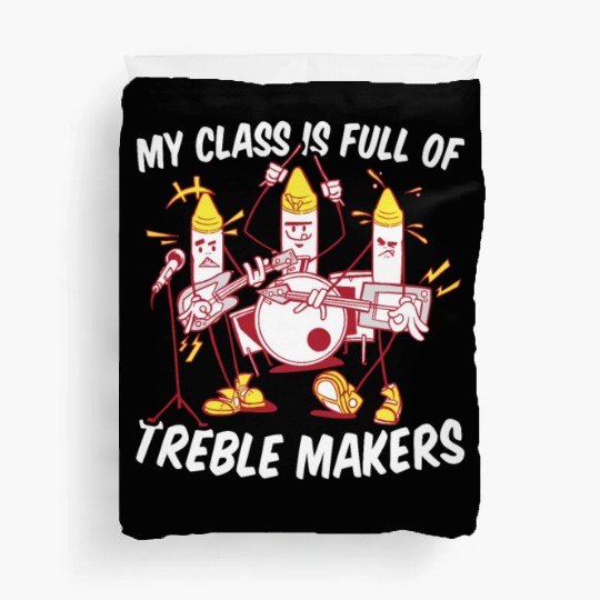 Music Teacher Band Duvet Covers