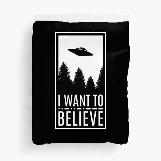 Alien UFO I Want To Believe Duvet Covers