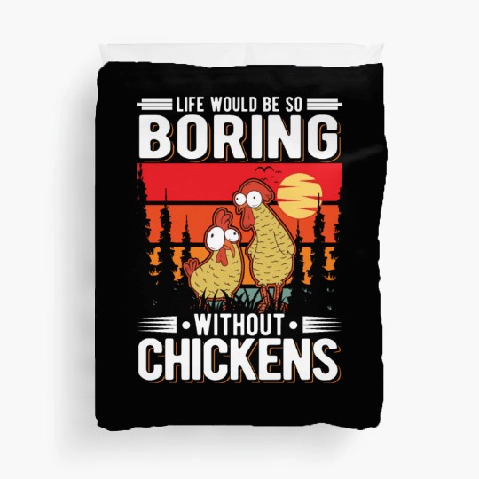Chickens Gift Farmer Chicken Coop Duvet Covers