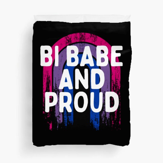 Bi Babe and Proud Bisexual Girlfriend Bi Pride Duvet Covers