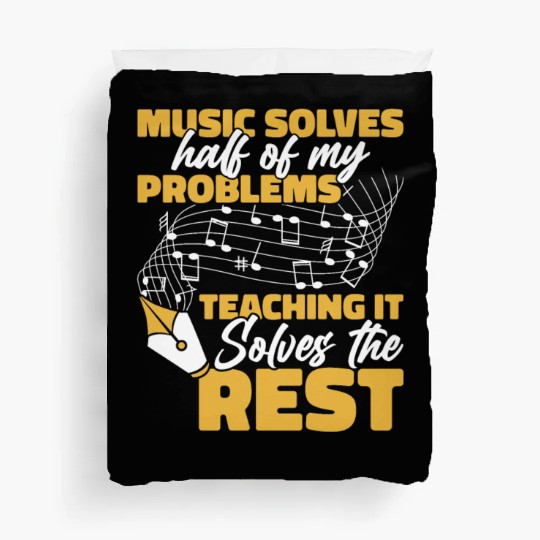 Music Teacher Notes Duvet Covers