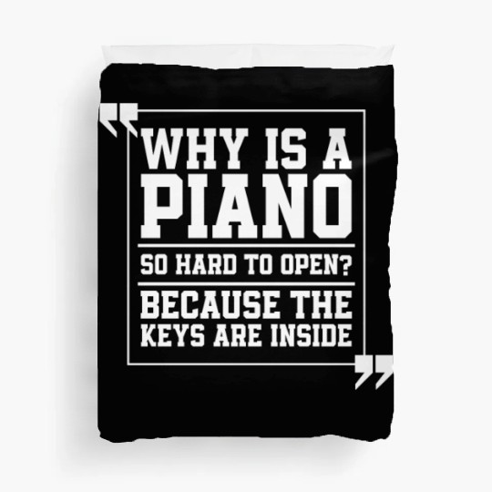 Music Teacher Piano Duvet Covers