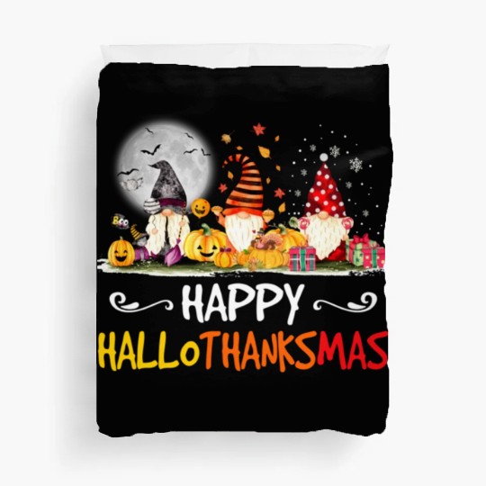 Gnomes Lover Halloween Merry Christmas Duvet Covers