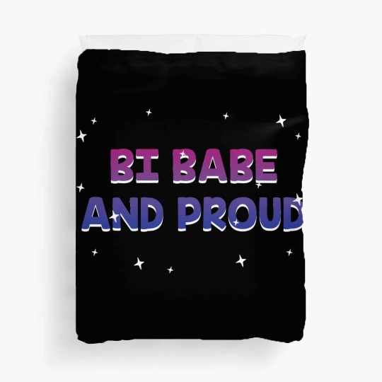 Bi Babe and Proud Bisexual Girlfriend Bi Pride Duvet Covers