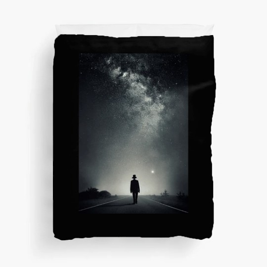 The lonely man Duvet Covers