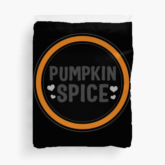 Halloween Theme Cute Pumpkin Spice Coffee Lover Duvet Covers