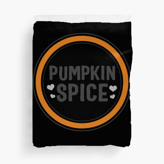 Halloween Theme Cute Pumpkin Spice Coffee Lover Duvet Covers