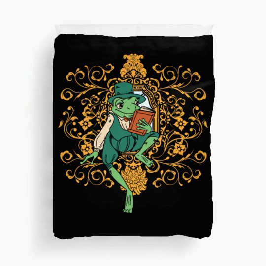 Classy Royalty Prince Toad Frog Amphibian Duvet Covers