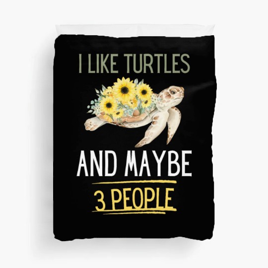 Sea Turtle Lover Ocean Animal Funny Gift Turtle Duvet Covers