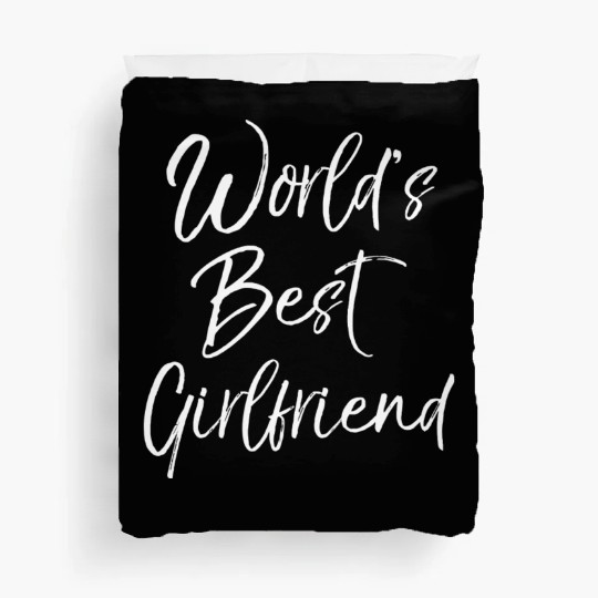 Cute Girlfriend From Boyfriend World'S Best Girlfr Duvet Covers