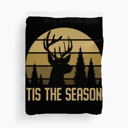 Tis The Season Vintage Dear Hunting Duvet Covers