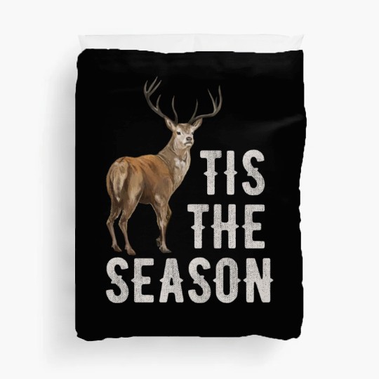 Tis The Season Retro Dear Hunting Duvet Covers