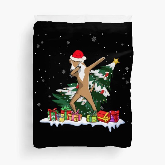 Great Dane Christmas Dabbing Santa Xmas Pajama Duvet Covers