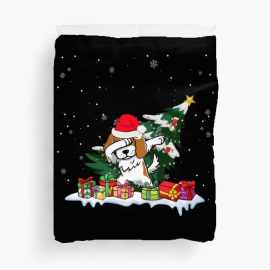 Saint Bernard Christmas Dabbing Santa Xmas Pajama Duvet Covers