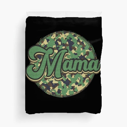 Camo Mama Duvet Covers, Camo sublimation design,