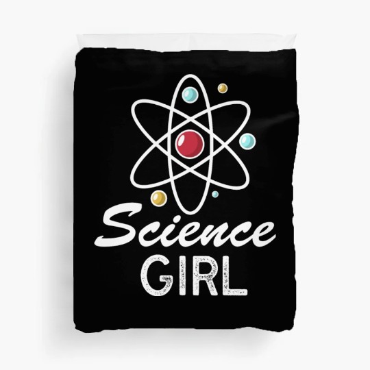 Science Lovers Funny Quote Girl Physics Chemists T Duvet Covers