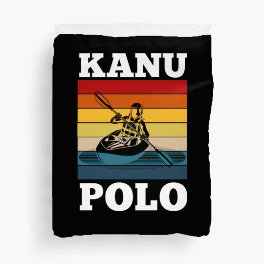 Canoe polo canoeing polo sport Duvet Covers