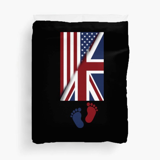 American Union Jack Flag Baby american union jack Duvet Covers