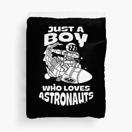 Boy love astronauts Duvet Covers