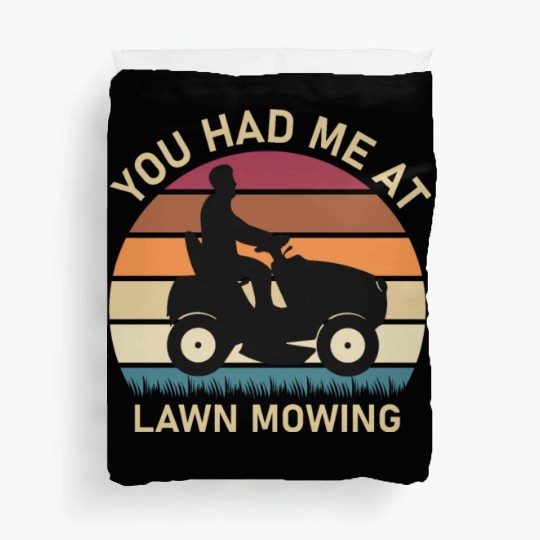 Landscaping Lawn Mowing - Gardening Landscaper Duvet Covers