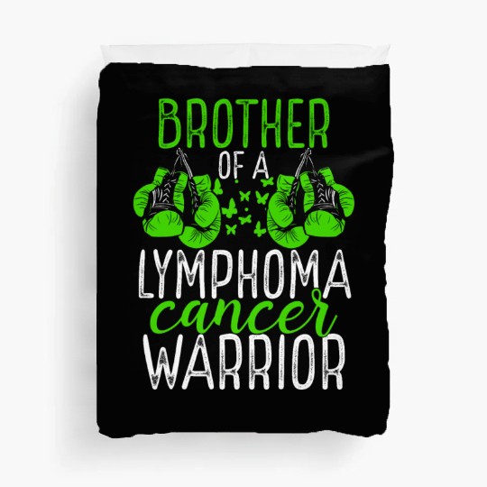 Brother Lymphoma Cancer Awareness Sibling Twin Duvet Covers