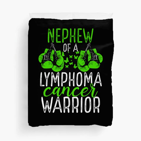 Nephew Lymphoma Cancer Awareness Aunt Uncle Duvet Covers