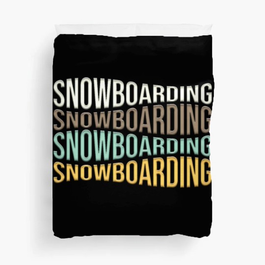 snowboarding Duvet Covers