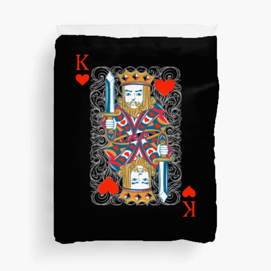 King of Hearts, Poker Duvet Covers