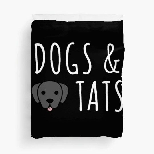 German Shepherd Dogs And Tats Tattoo Duvet Covers