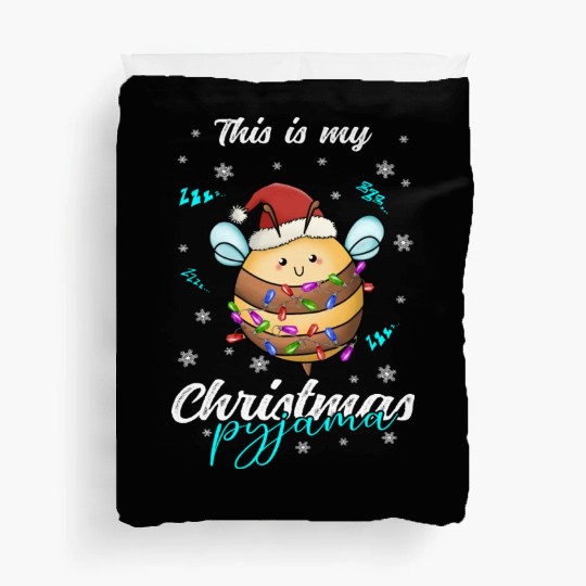 Winter Christmas Pyjama Bee Duvet Covers