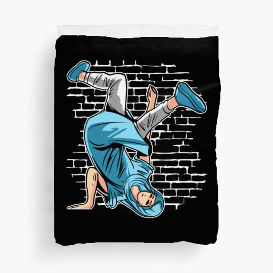 Breakdancing Mary Mother Of Jesus - Breakdance Hip Duvet Covers