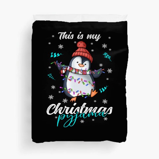 Winter Christmas Pyjama Penguin Duvet Covers