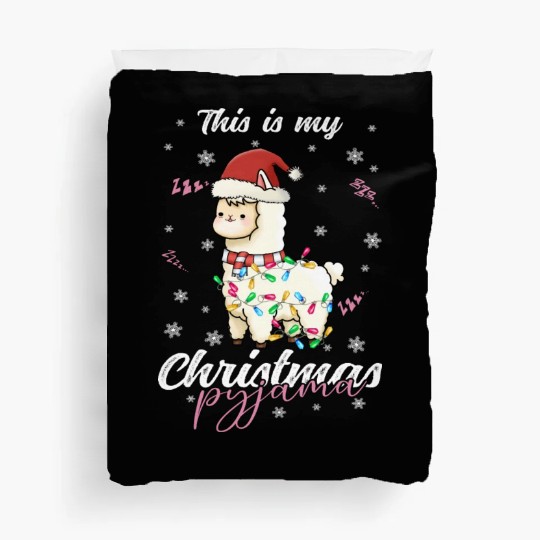Winter Christmas Pyjama Llama Duvet Covers