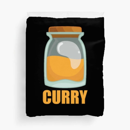 Curry Spice Flavor Food Cooking Duvet Covers