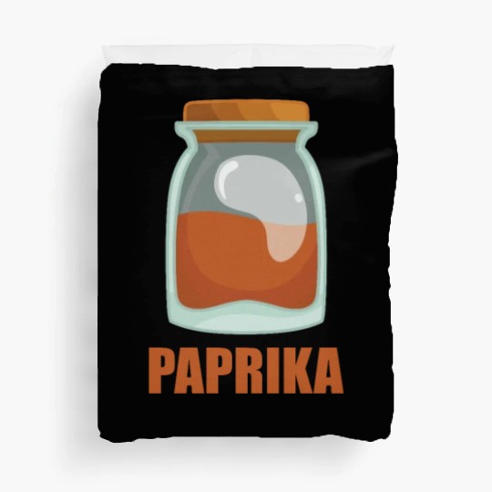 Paprika Spice Flavor Food Cooking Duvet Covers