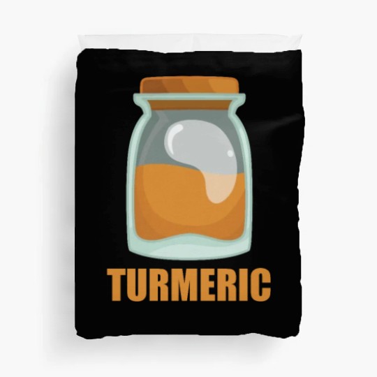 Turmeric Spice Flavor Food Cooking Duvet Covers