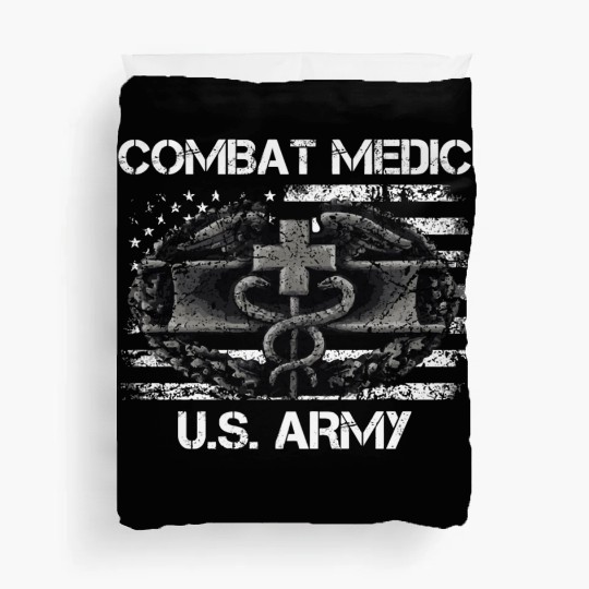 Us Army Combat Medic U.S Army Veteran Duvet Covers