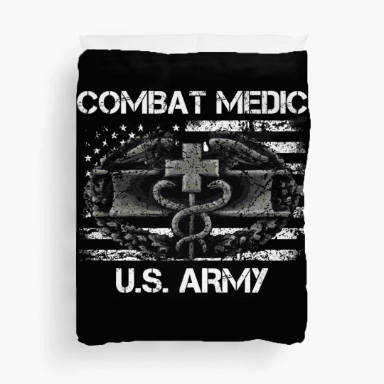 Us Army Combat Medic U.S Army Veteran Duvet Covers