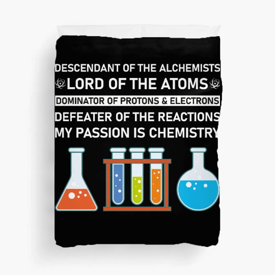 Chemistry Chemist Alchemists Alchemy Chemical Duvet Covers